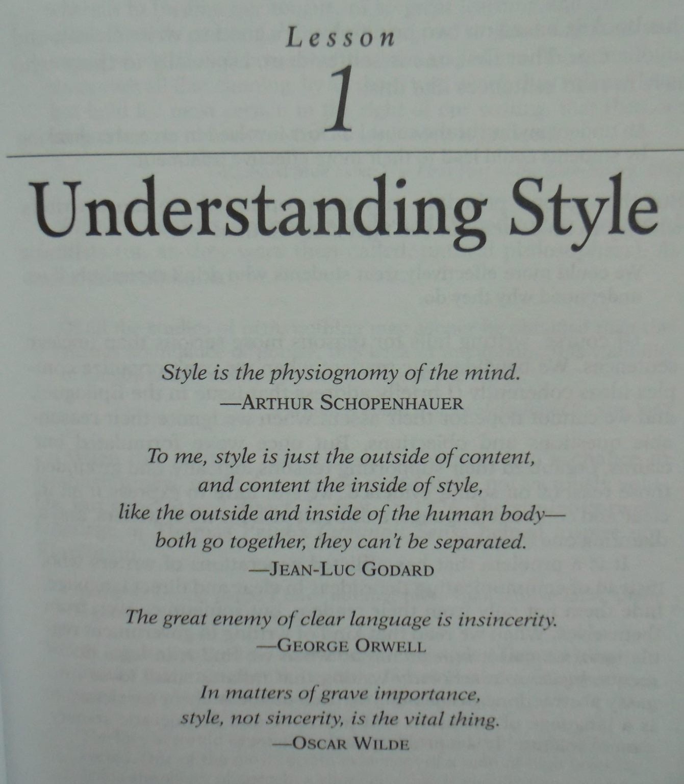 Style Ten Lessons in Clarity and Grace By Williams, Joseph M.