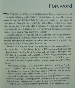 Operation Vietnam: A New Zealand Surgical First SIGNED By Michael Shackleton