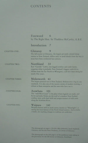 Stockman Country, a New Zealand Mustering Adventure: at Glenaray, Molesworth, Arawhata, Waipaoa & Great Northern Cattle Drive By Bruce Foster & Vernon Wright.