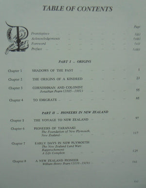 New Horizons : The Biographies of Jonathan Pearn and William Henry Pearn, Cornishmen, and their Families, and an account of Their Colonial Emigration and Lives as Pioneers in the Antipodes. By John Hemsley Pearn and Vena Beatrice Pearn.