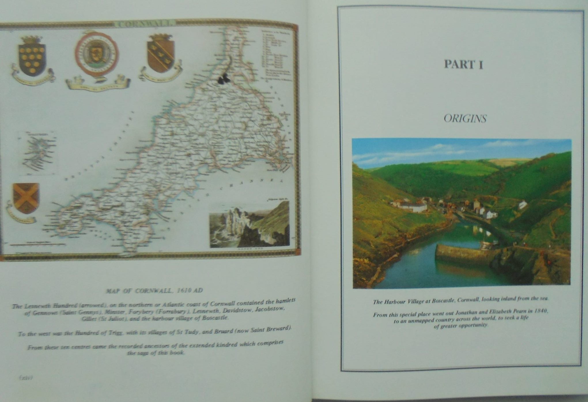 New Horizons : The Biographies of Jonathan Pearn and William Henry Pearn, Cornishmen, and their Families, and an account of Their Colonial Emigration and Lives as Pioneers in the Antipodes. By John Hemsley Pearn and Vena Beatrice Pearn.