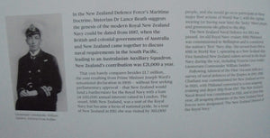 80 Te Taua Moana o Aotearoa. The Royal New Zealand Navy 1941 - 2021. Edited by A. Bonallack.