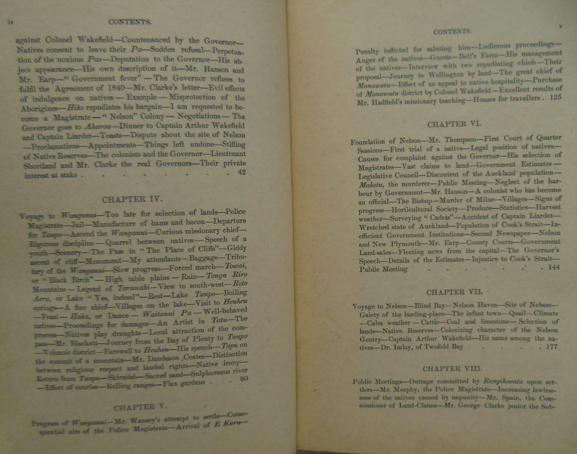 Adventure in New Zealand. from 1839 to 1844. Vol. 1 and 2 by E.J. Wakefield.