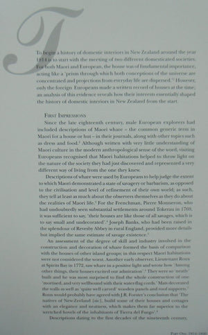 New Zealanders at Home A Cultural History of Domestic Interiors, 1814-1914 By Anna Petersen