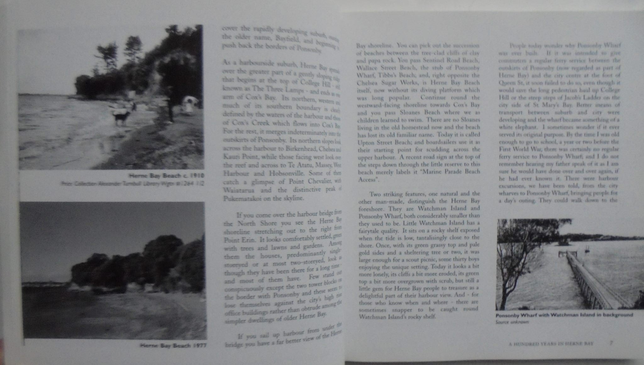 A Hundred Years in Herne Bay: Memories of a unique corner of Auckland. by Marjory F. E. Adams.