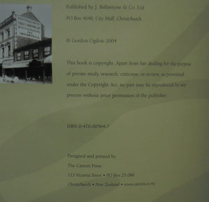 BALLANTYNES: The Story of Dunstable House 1854 - 2004. SIGNED & Inscribed BY Gordon Ogilvie